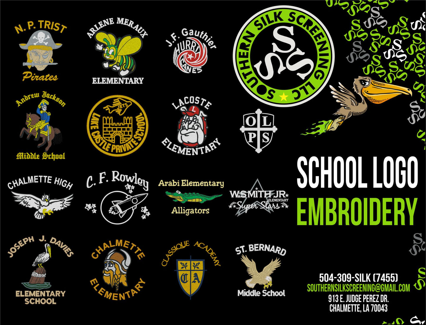 School Logo Embroidery