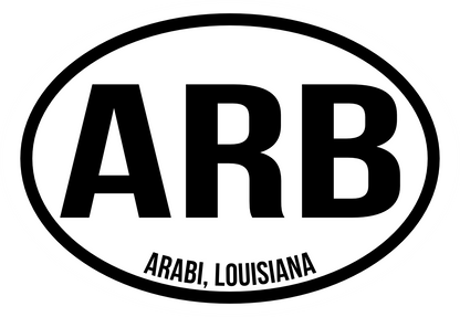 Oval Sticker