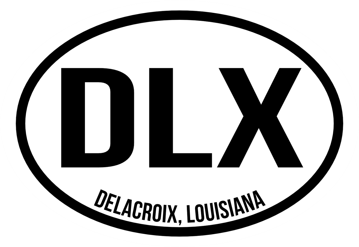 Oval Sticker