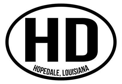 Oval Sticker