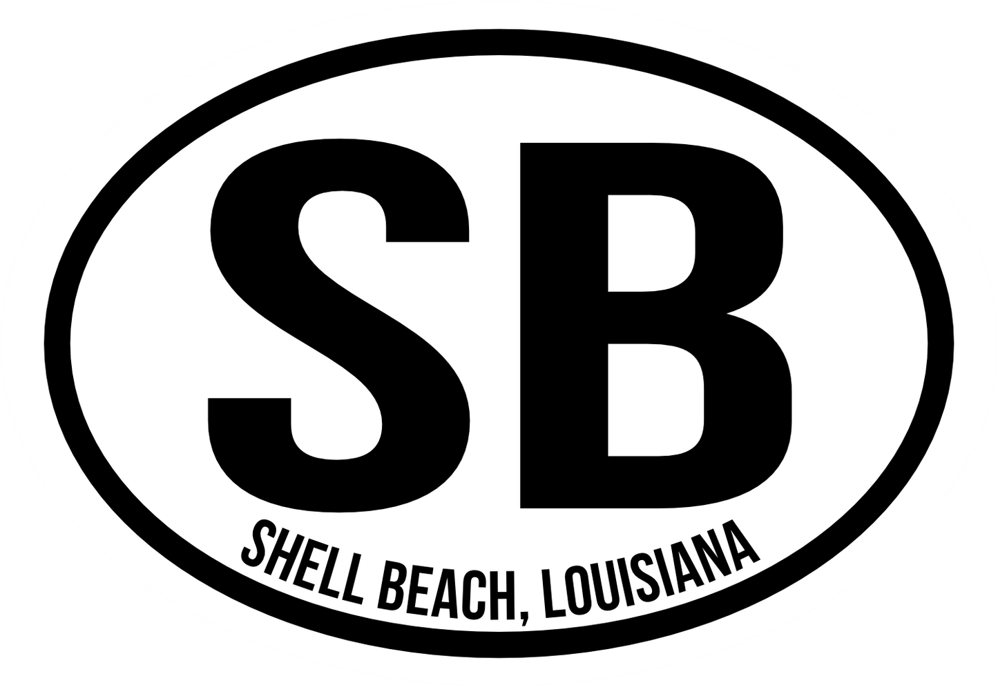 Oval Sticker